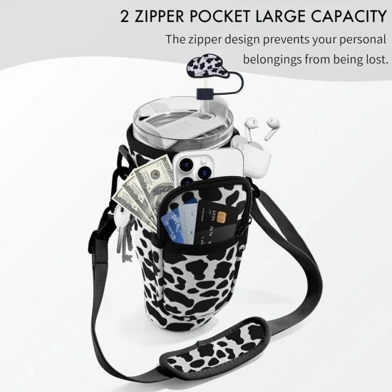 Shop quality Billz Buddy Tumbler Accessory Bag for S well XL & Stanley 40oz Cup - Cow Print in Kenya from vituzote.com Shop in-store or online and get countrywide delivery!